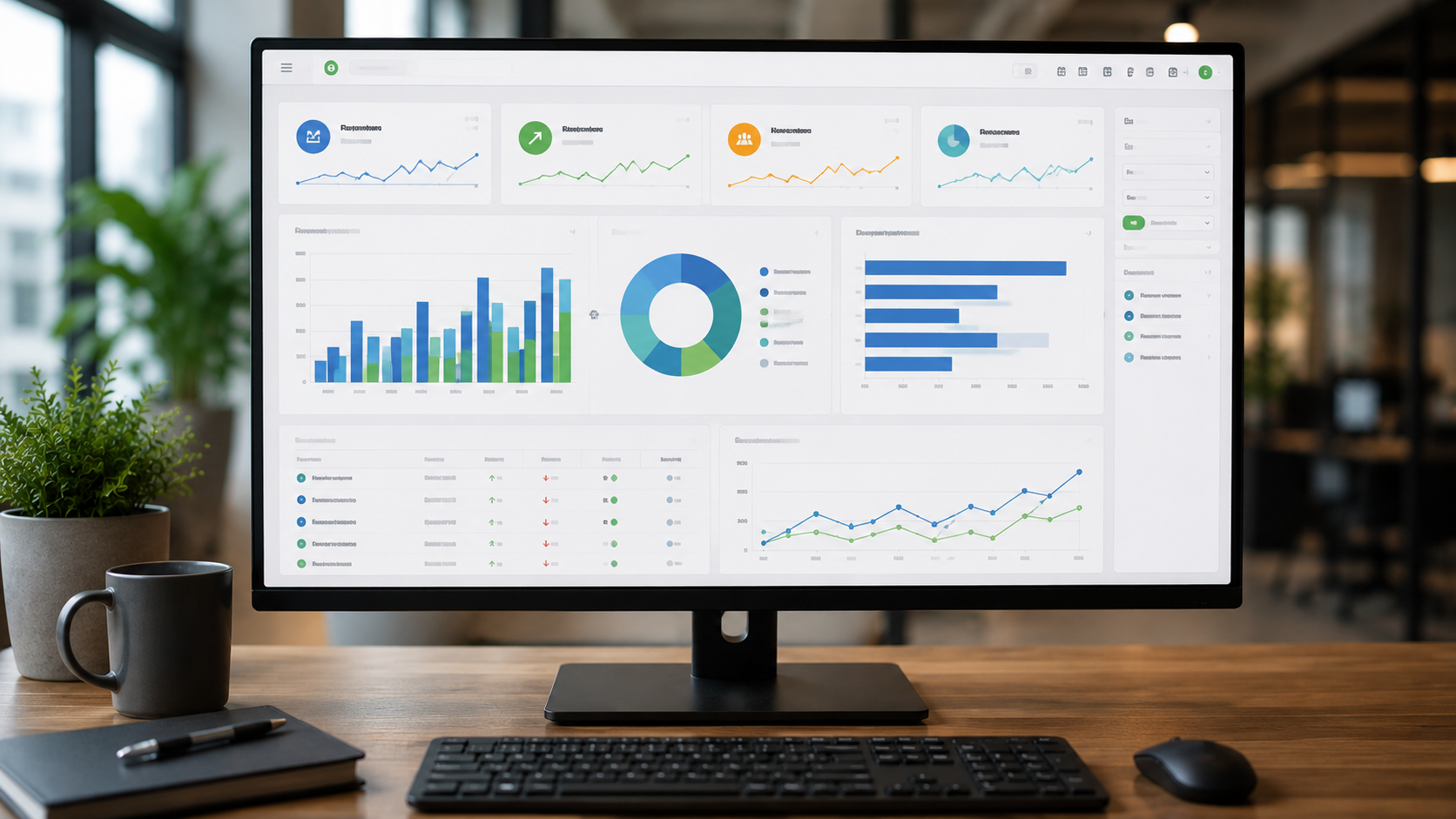 Interaktivni Qlik Sense dashboard za menadžersko izvještavanje iz kontroling prakse